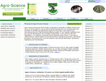 Tablet Screenshot of agrosciencejournal.com